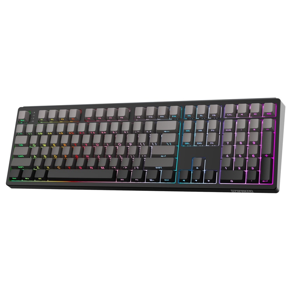 EPOMAKER TH108 Wireless Gaming Keyboard Creamy Jade Switch RGB Backlit Black